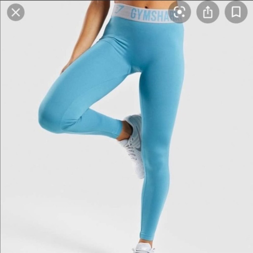 Gymshark Seamless Light Blue Leggings